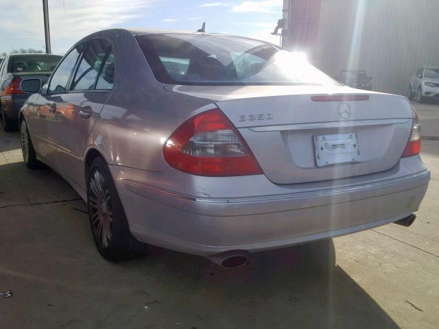 WDBUF56XX8B264701 - 2008 MERCEDES-BENZ E 350 GRAY photo 3