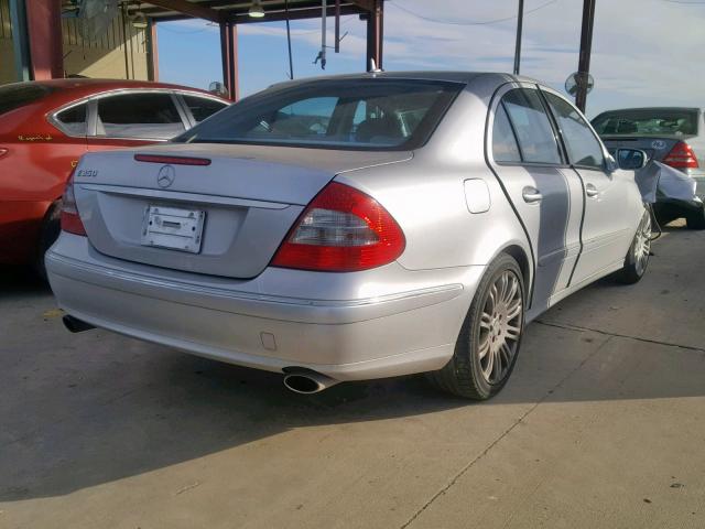 WDBUF56XX8B264701 - 2008 MERCEDES-BENZ E 350 GRAY photo 4