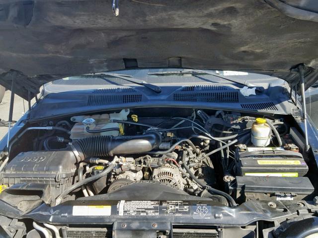 1J4GL48K24W217128 - 2004 JEEP LIBERTY SP BLACK photo 7