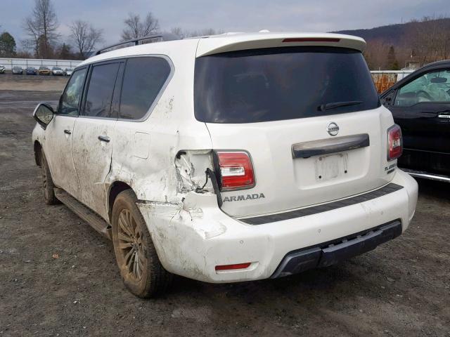 JN8AY2NC4J9555126 - 2018 NISSAN ARMADA SV WHITE photo 3