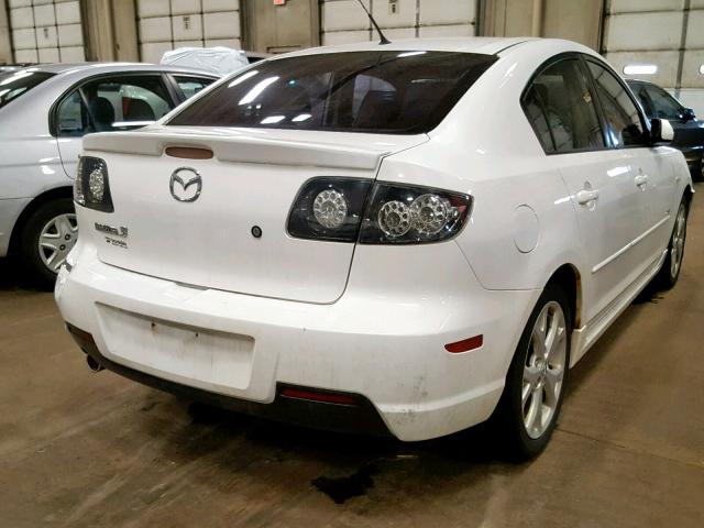 JM1BK323681156481 - 2008 MAZDA 3 S WHITE photo 4