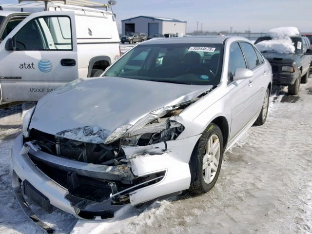 2G1WB5E31E1177343 - 2014 CHEVROLET IMPALA LIM SILVER photo 2