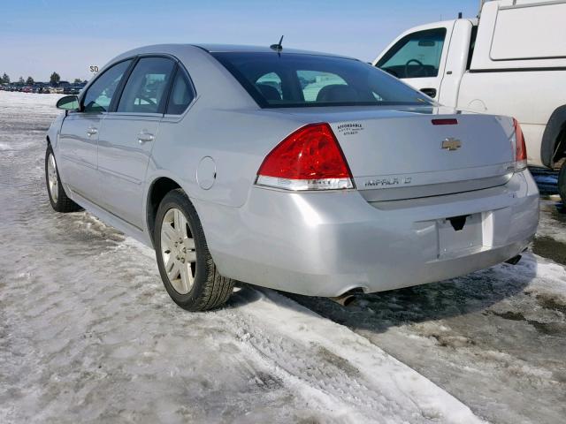 2G1WB5E31E1177343 - 2014 CHEVROLET IMPALA LIM SILVER photo 3