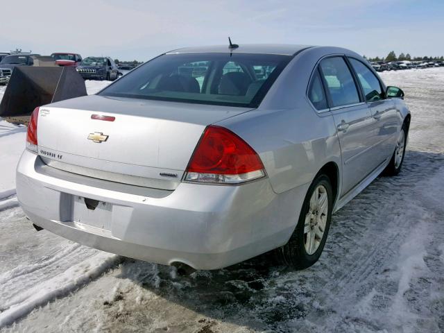 2G1WB5E31E1177343 - 2014 CHEVROLET IMPALA LIM SILVER photo 4