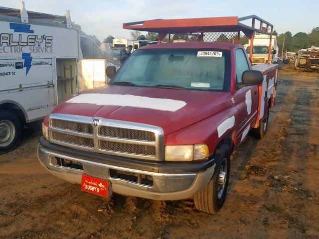 3B6KC26Z2XM585077 - 1999 DODGE RAM 2500 RED photo 2