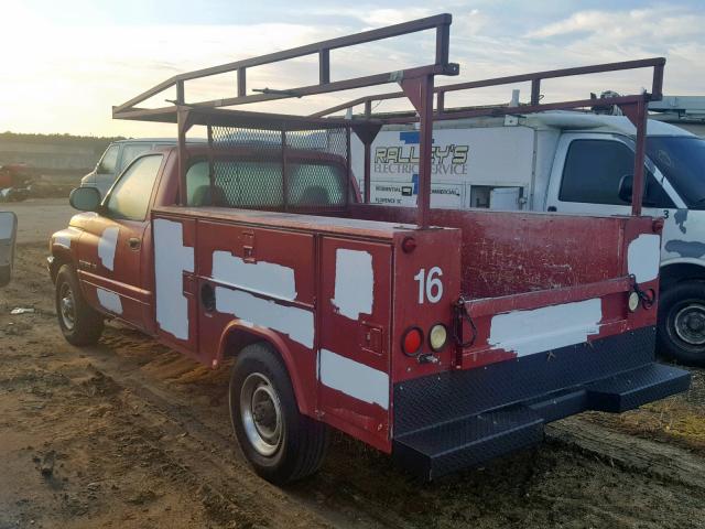 3B6KC26Z2XM585077 - 1999 DODGE RAM 2500 RED photo 9