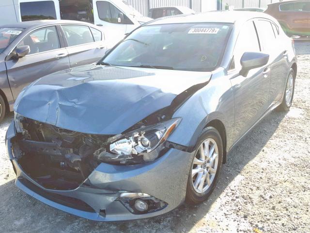 3MZBM1L70FM233035 - 2015 MAZDA 3 TOURING BLUE photo 2