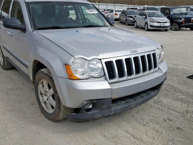 1J8GR48K48C113325 - 2008 JEEP GRAND CHER SILVER photo 9