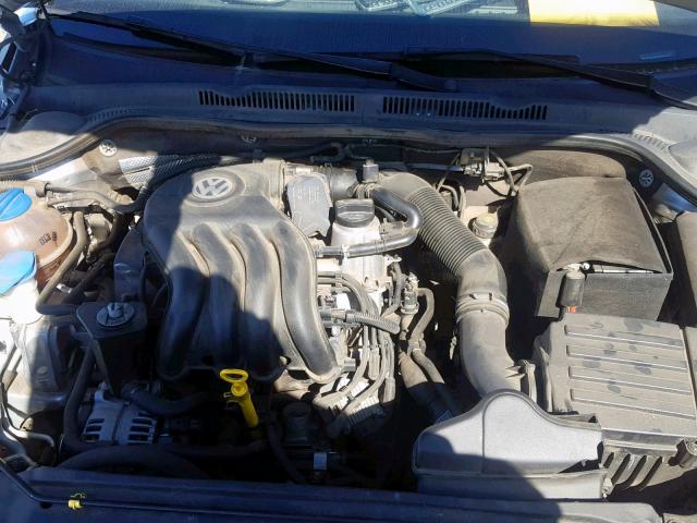 3VW2K7AJXFM255809 - 2015 VOLKSWAGEN JETTA BASE SILVER photo 7