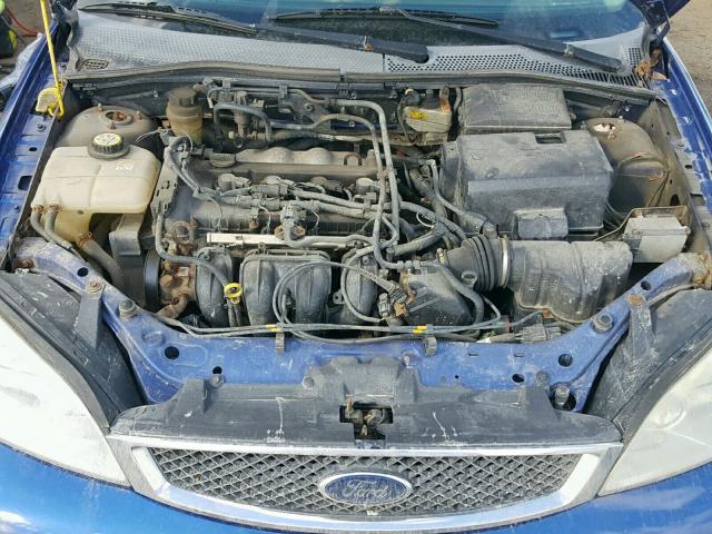 3FAFP37N45R156015 - 2005 FORD FOCUS ZX5 BLUE photo 7