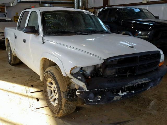 1D7HL38X53S191832 - 2003 DODGE DAKOTA QUA WHITE photo 1