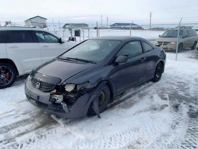 2HGFG110X9H006022 - 2009 HONDA CIVIC EXL GRAY photo 2