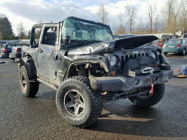 1J8FA54117L205366 - 2007 JEEP WRANGLER S BLACK photo 1