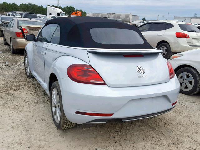 3VW517AT6HM822778 - 2017 VOLKSWAGEN BEETLE S/S GRAY photo 3