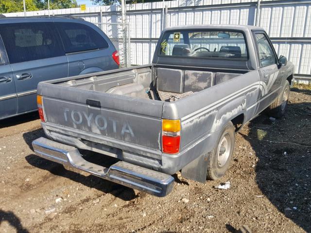 JT4RN50A7J5150285 - 1988 TOYOTA PICKUP 1/2 GRAY photo 4