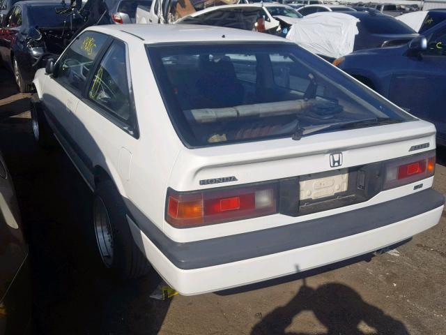 JHMCA5448HC006609 - 1987 HONDA ACCORD LXI WHITE photo 3