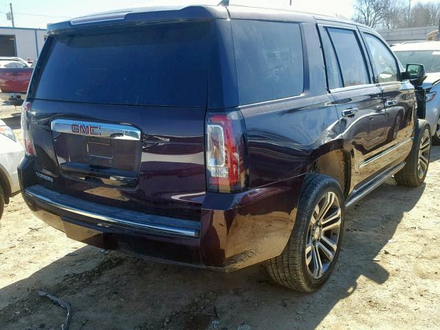 1GKS2CKJ4HR316877 - 2017 GMC YUKON DENA BURGUNDY photo 4