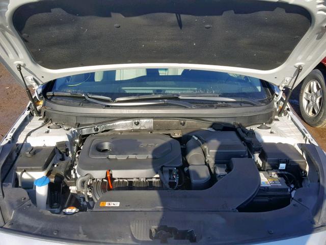 5NPE34AF2FH088620 - 2015 HYUNDAI SONATA SPO SILVER photo 7