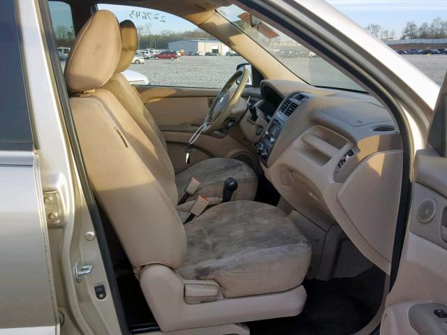 KNDJF724497565027 - 2009 KIA SPORTAGE L SILVER photo 5