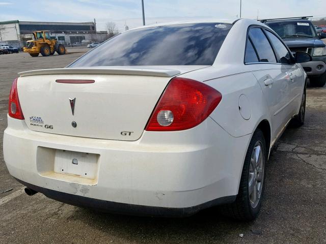 1G2ZH528354151581 - 2005 PONTIAC G6 GT WHITE photo 4