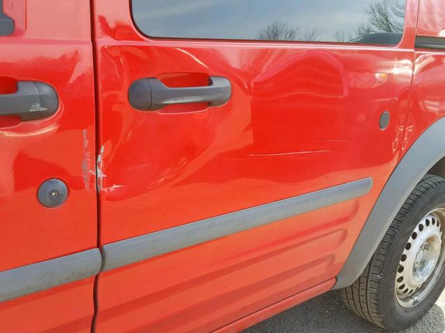 NM0KS9BNXAT023878 - 2010 FORD TRANSIT CO RED photo 9