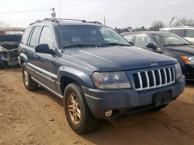 1J4GW48S34C300818 - 2004 JEEP GRAND CHER BLUE photo 1