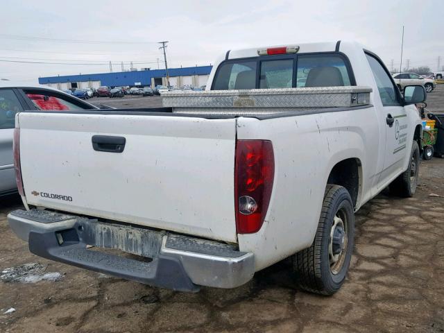 1GCCS146758230204 - 2005 CHEVROLET COLORADO WHITE photo 4