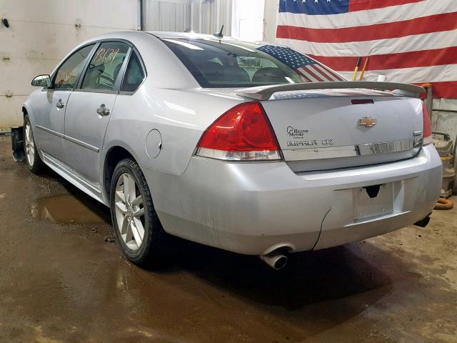 2G1WC5EM9B1192822 - 2011 CHEVROLET IMPALA LTZ GRAY photo 3