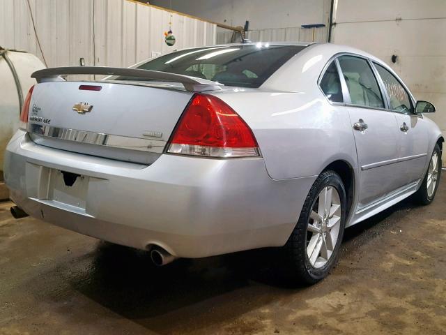 2G1WC5EM9B1192822 - 2011 CHEVROLET IMPALA LTZ GRAY photo 4