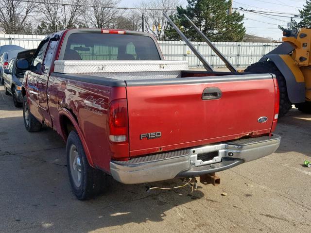 1FTRX18LXYNA17913 - 2000 FORD F150 RED photo 3