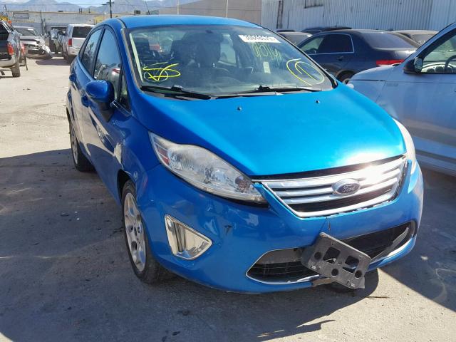 3FADP4CJ3CM123761 - 2012 FORD FIESTA SEL BLUE photo 1