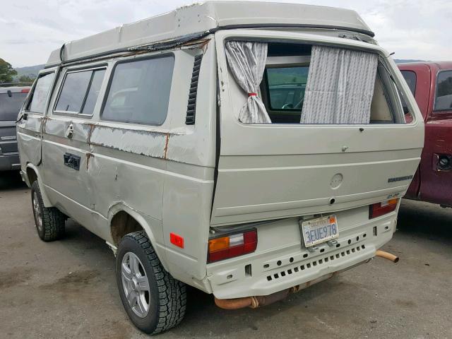 WV2ZB0256HG043417 - 1987 VOLKSWAGEN VANAGON CA BEIGE photo 3