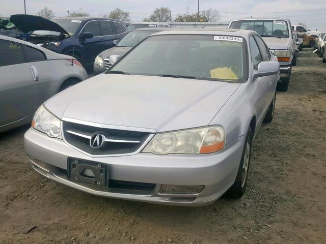 19UUA56662A053775 - 2002 ACURA 3.2TL GRAY photo 2