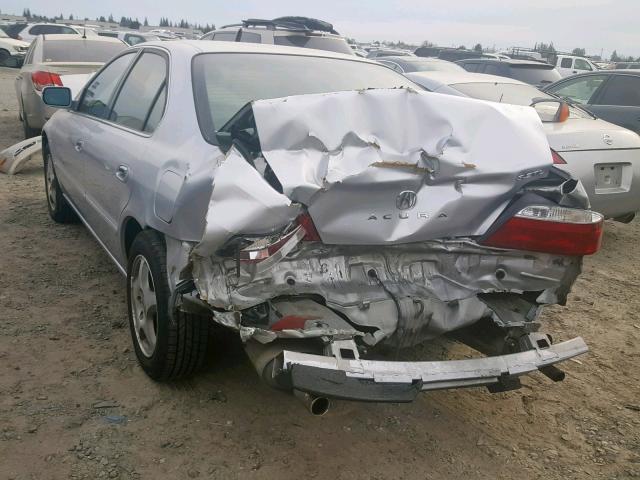 19UUA56662A053775 - 2002 ACURA 3.2TL GRAY photo 3