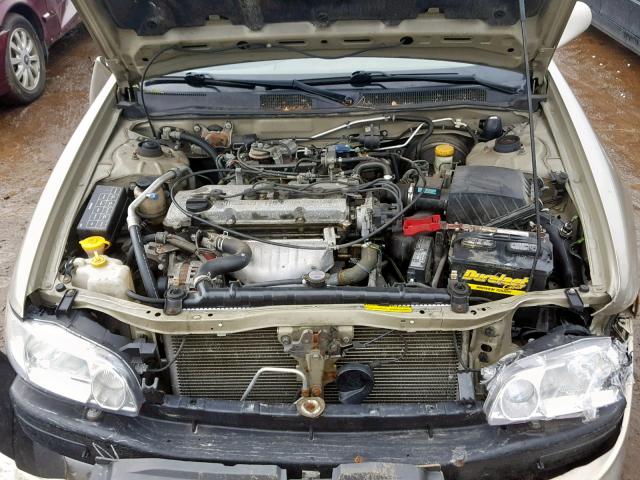 1N4DL01DX1C117889 - 2001 NISSAN ALTIMA XE TAN photo 7