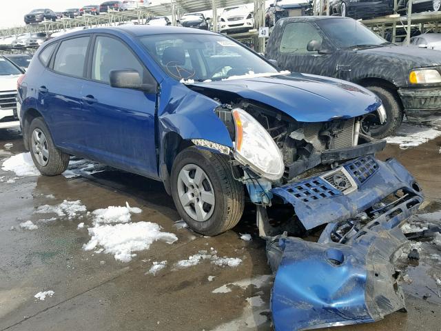 JN8AS58V48W129951 - 2008 NISSAN ROGUE S BLUE photo 1