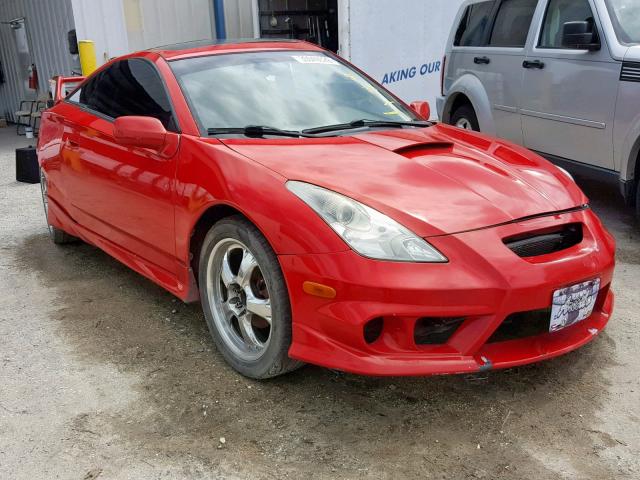 JTDDR32TX20128877 - 2002 TOYOTA CELICA GT RED photo 1