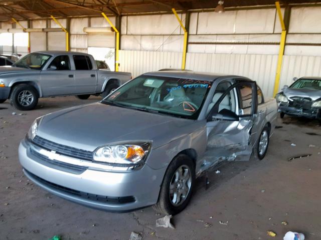 1G1ZT52854F195894 - 2004 CHEVROLET MALIBU LS ნაცრისფერი ფოტო 2