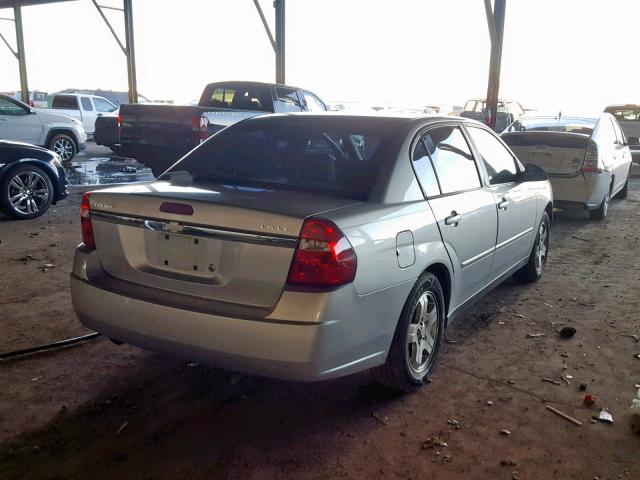 1G1ZT52854F195894 - 2004 CHEVROLET MALIBU LS ნაცრისფერი ფოტო 4