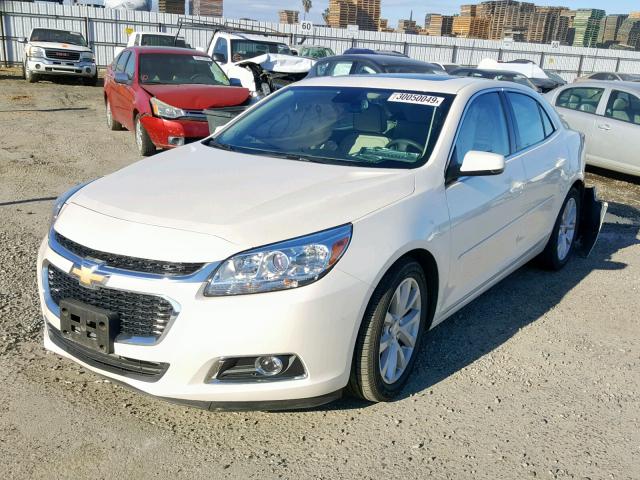 1G11E5SL0EF280672 - 2014 CHEVROLET MALIBU 2LT WHITE photo 2