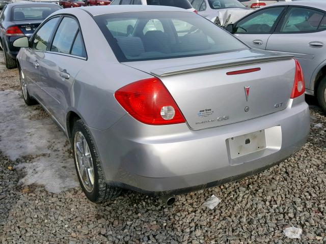 1G2ZH57N484218711 - 2008 PONTIAC G6 GT SILVER photo 3