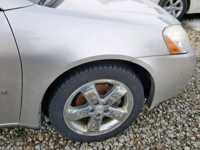 1G2ZH57N484218711 - 2008 PONTIAC G6 GT SILVER photo 9