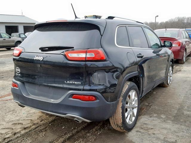 1C4PJMDS2EW215284 - 2014 JEEP CHEROKEE L BLACK photo 4