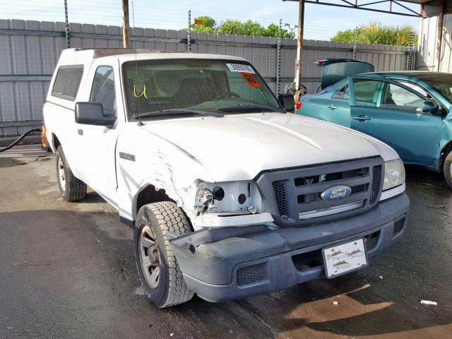 1FTYR10D76PA88725 - 2006 FORD RANGER WHITE photo 1