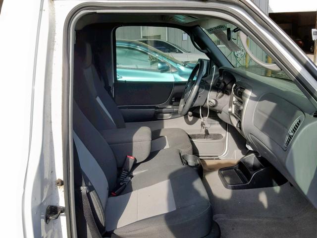 1FTYR10D76PA88725 - 2006 FORD RANGER WHITE photo 5