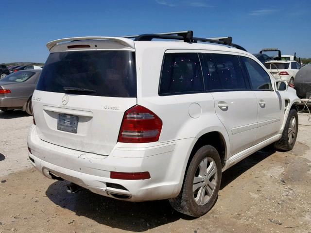 4JGBF71E07A261414 - 2007 MERCEDES-BENZ GL 450 4MA WHITE photo 4