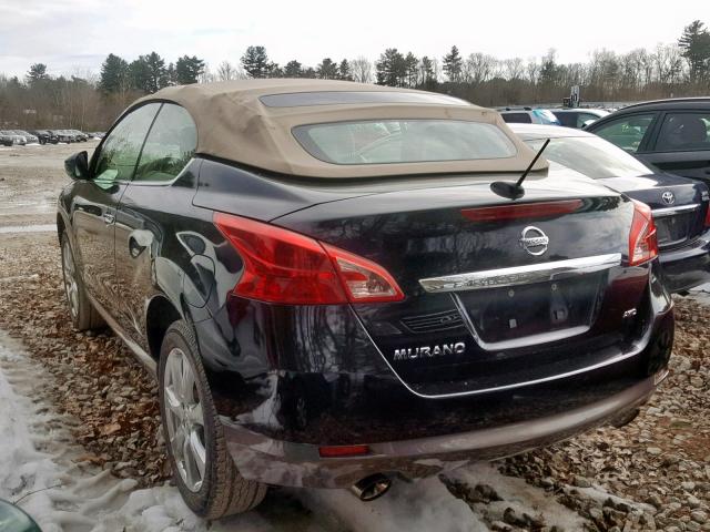 JN8AZ1FY5EW301353 - 2014 NISSAN MURANO CRO BLACK photo 3