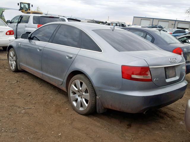 WAUDH74F67N044824 - 2007 AUDI A6 3.2 QUA GRAY photo 3