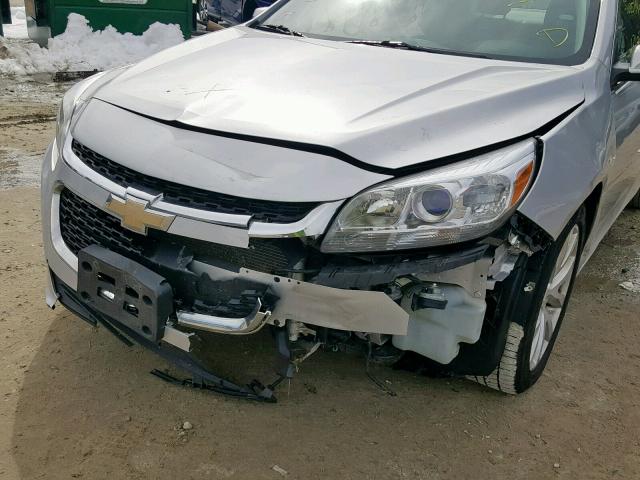 1G11D5SLXFF165761 - 2015 CHEVROLET MALIBU 2LT SILVER photo 9