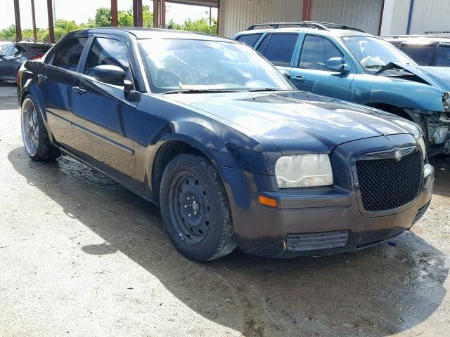 2C3KA43RX6H240320 - 2006 CHRYSLER 300 BLACK photo 1